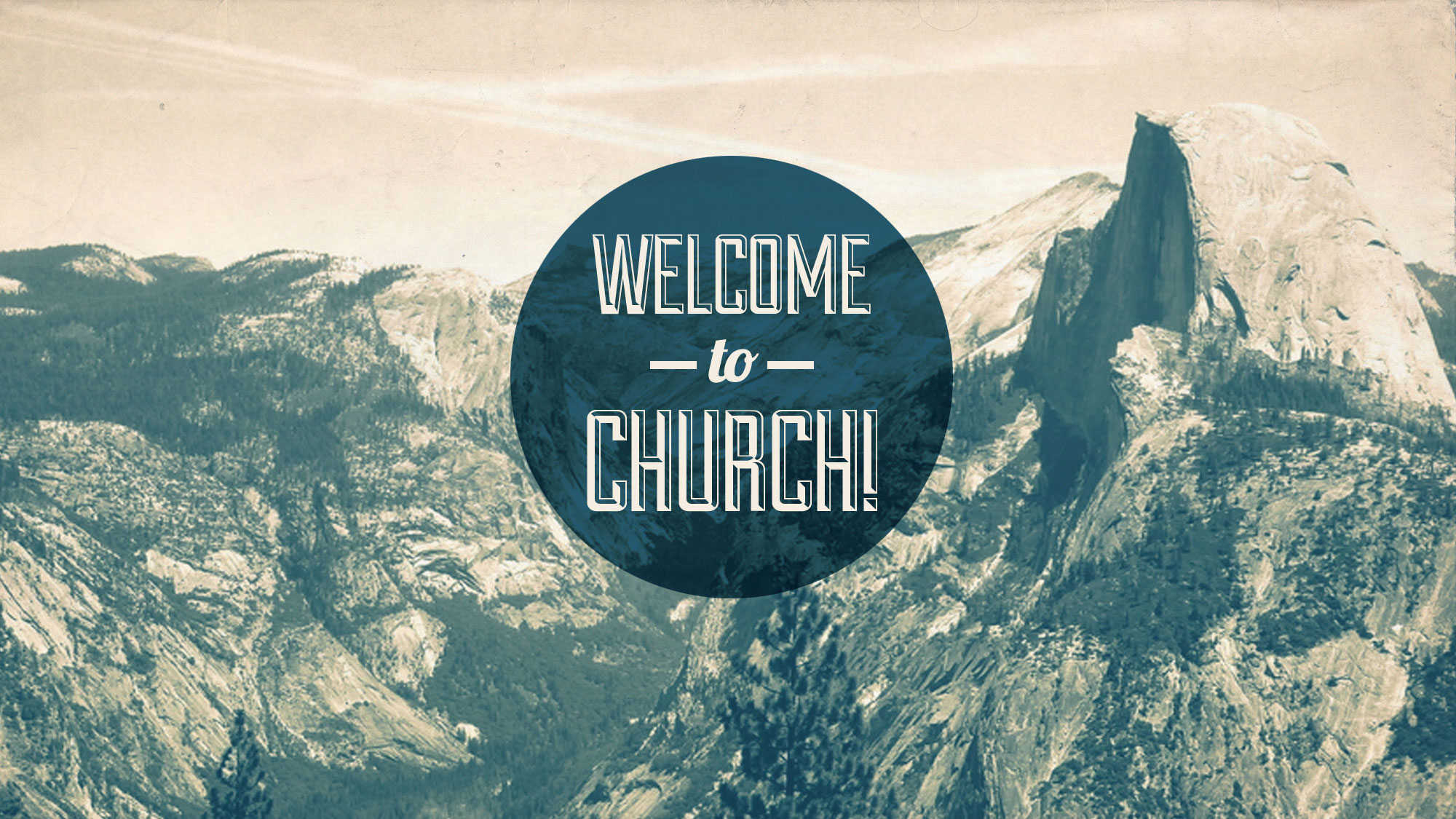 church welcome slide