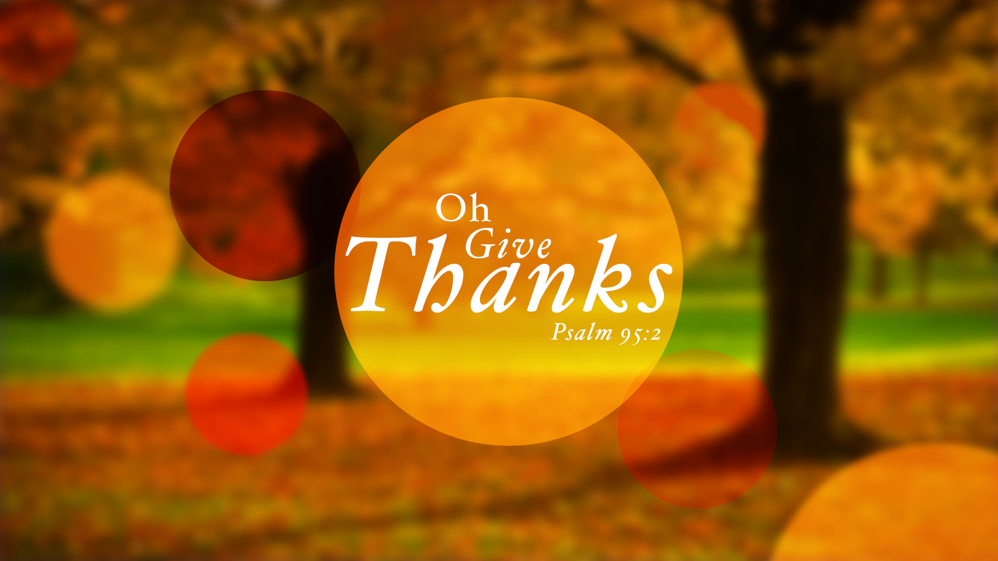 Oh Give Thanks